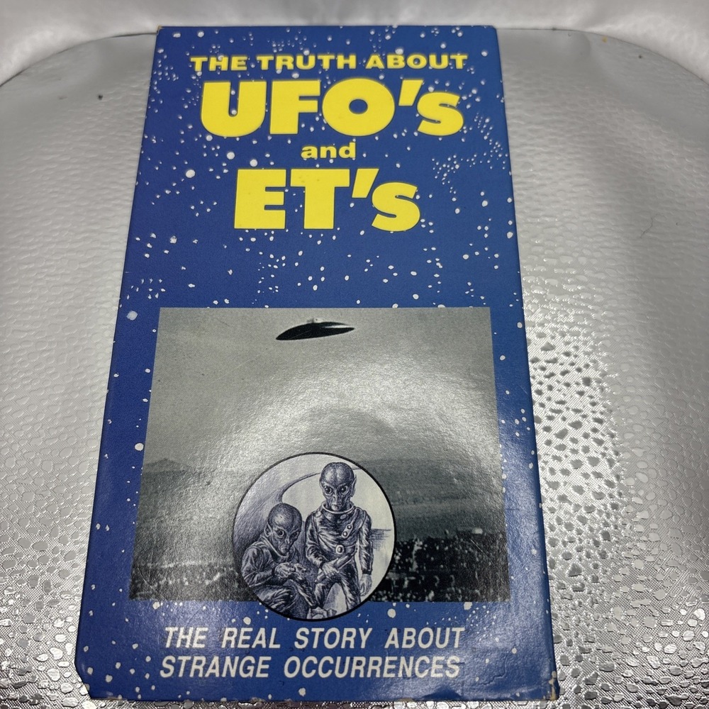 Vintage 1982 The Truth About UFO's & ET's VHS Tape Atlan Productions Alien 1980s